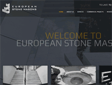 Tablet Screenshot of europeanstonemasons.co.nz